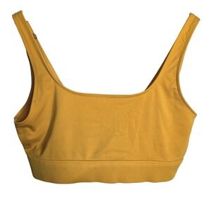 PINK Victoria's Secret Ultimate Sports Bra Yellow Crop Top Size S DD‎